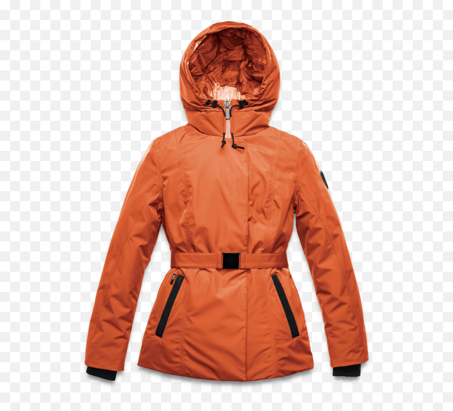 Shaw Ladies Hip Length Jacket U2013 Nobis - Us Hooded Png,Womens Icon Textile Jacket