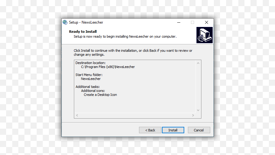 Newsleecher Newsreader Review - Install Png,Get Desktop Icon Back