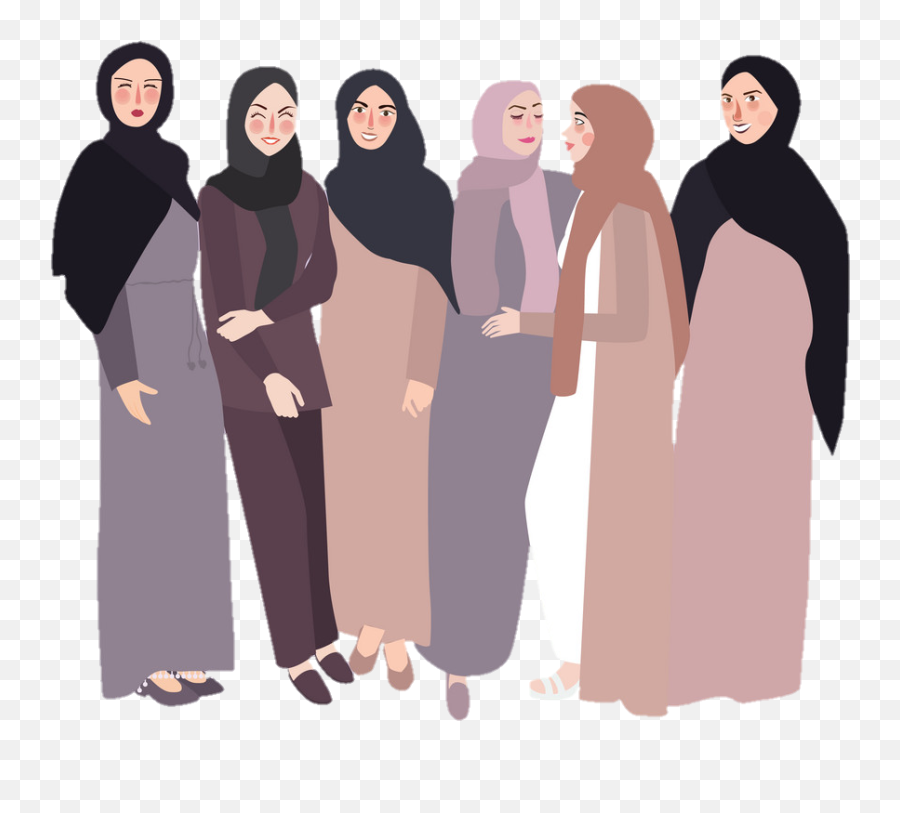 Download Hd Friend Hijab Icon Png Transparent Image - Best Friend Icon Png,Friends Icon Png