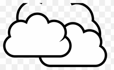 Cloud Clipart Windy - Transparent Background png