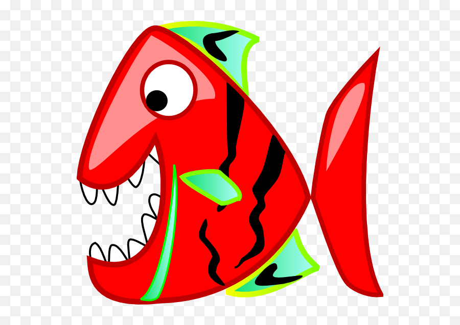 Red Fish Clipart 9 - 600 X 556 Webcomicmsnet Cartoon Fish With Open Mouth Png,Fish Clipart Transparent