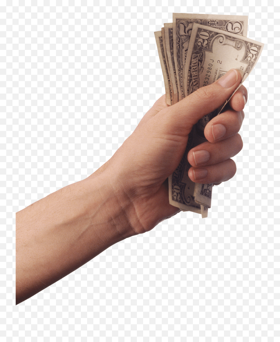 Hand Holding Money Png Transparent - Money In Hand Png,Hand Holding Png