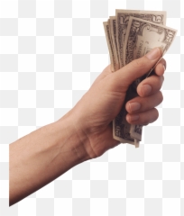 Hand Holding Money Png Transparent - In