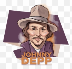 Johnny Depp 2 - Designbust Johnny Depp Cartoon Png,App Folder Icon