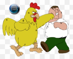 Png Family Guy Transparent Image - Vs Chicken