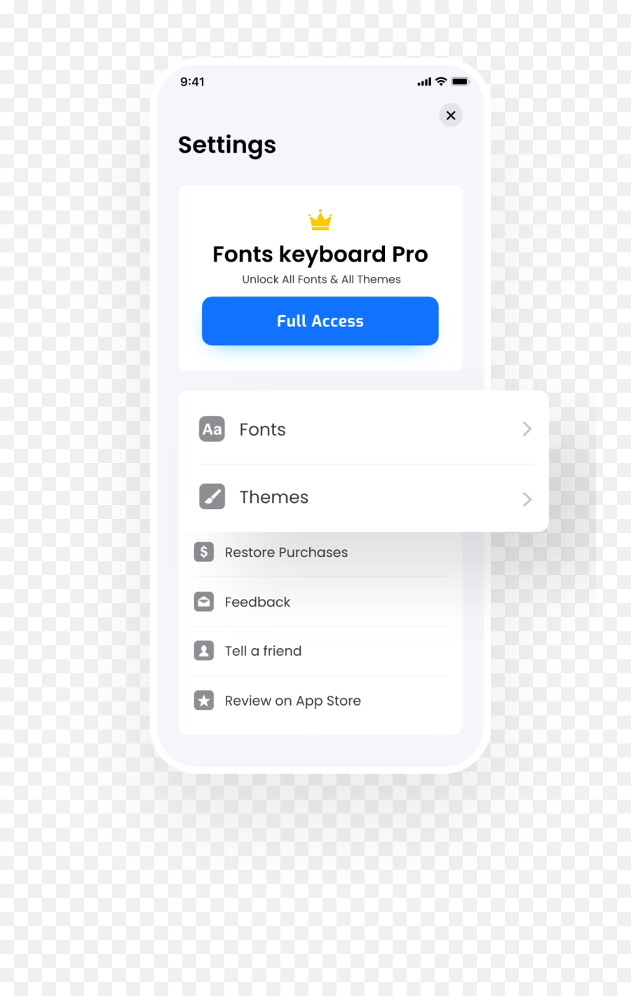 Fontix - Fonts U0026 Keyboard For Iphone Get Stylish Fonts For Png,Phone With Keyboard Icon Iphone
