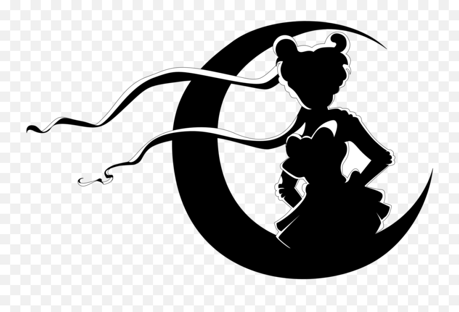 Sailor Moon Luna Mars Chibiusa - Sailor Moon Silhouette Png,Sailor Moon Logo Png