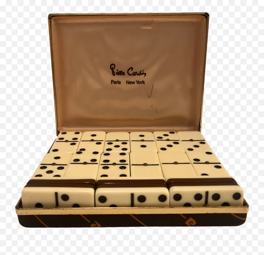Pierre Cardin Domino Game With Box Png Dominoes