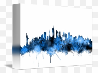 New York Skyline By Michael Tompsett - png