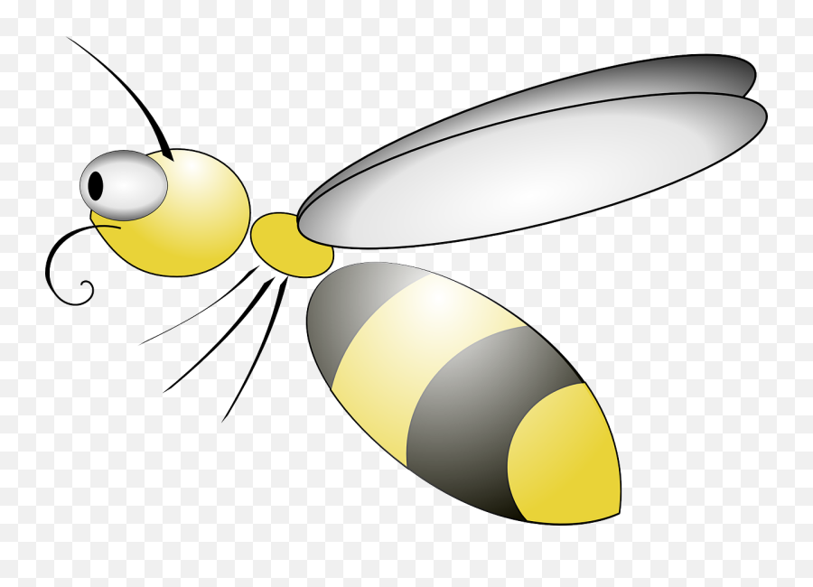 Clipart Bee Animated Transparent - Bug Clip Art Png,Cartoon Bee Png