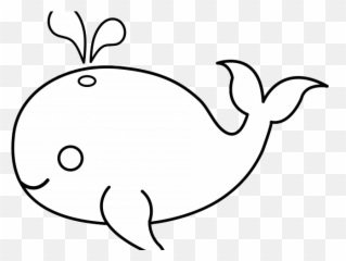 Baby Whale Png - Whale Clipart Black Background,Whale Clipart Png