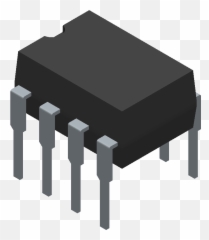 Microchip Vector Electronic Chip Transparent U0026 Png Clipart - Electronic Component,Microchip Png