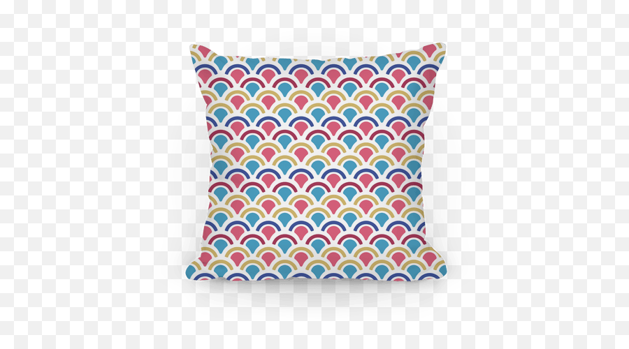 Mermaid Scales Pattern Pillows - Cushion Png,Mermaid Scales Png