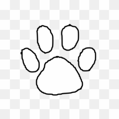 Pawprint Clipart Green Transparent Free For - White Tiger Print png
