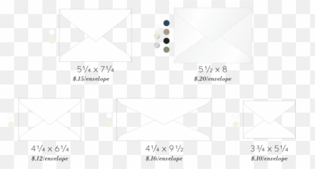 Envelope Pricing Anthology Print - Triangle png