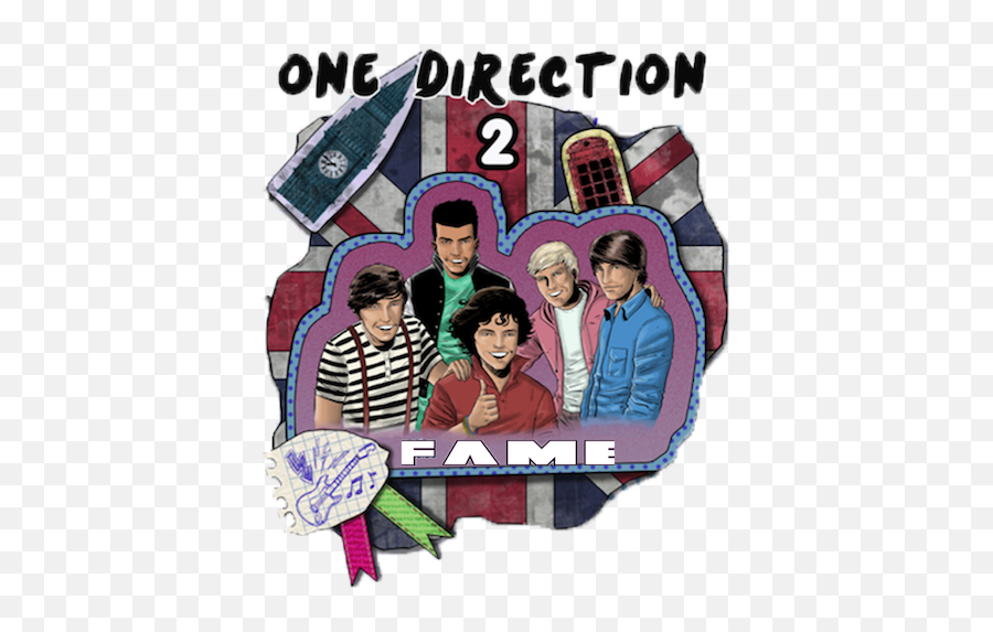 Amazoncom Fame One Direction Interactive Comic Book App - One Direction Comic Strip Png,One Direction Png