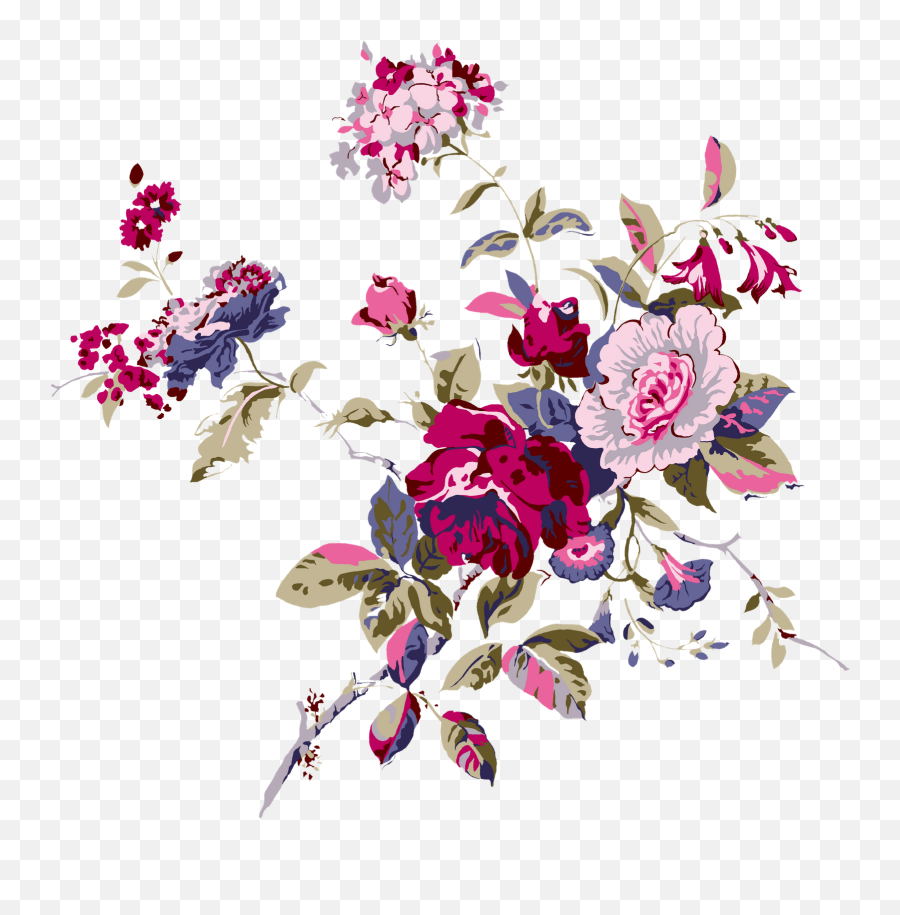 Chinese Flower Transparent Png - Flowers Png Transparent,Flower Art Png