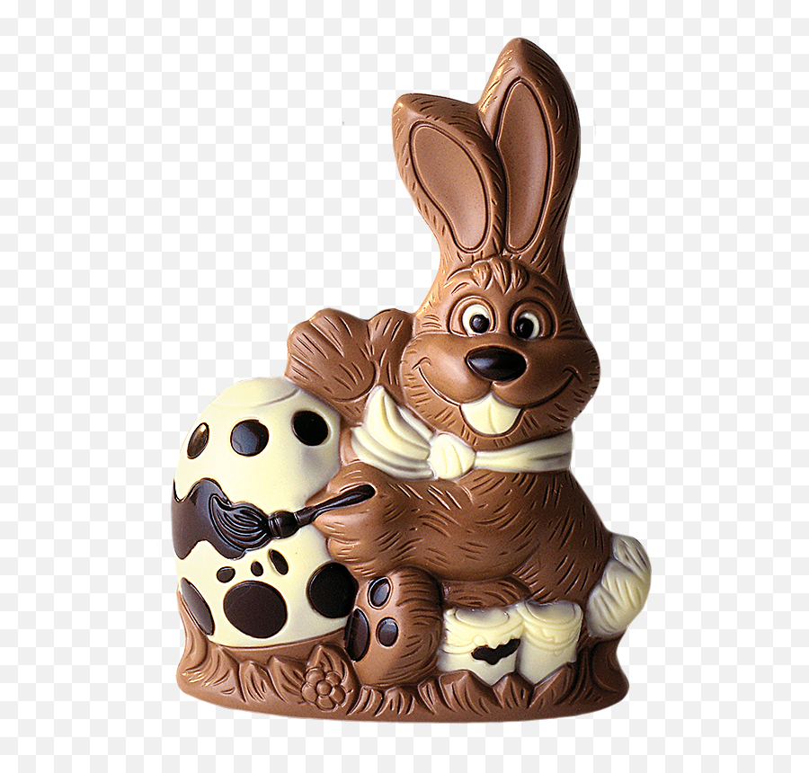 Download Figurine Easter Bunny Animal Chocolate Hq Image - Chocolate Bunny Png,Chocolate Bunny Png