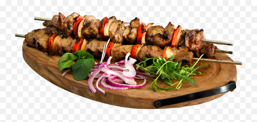 Skewer Kebab Barbecue - Grill Food Png,Food Transparent