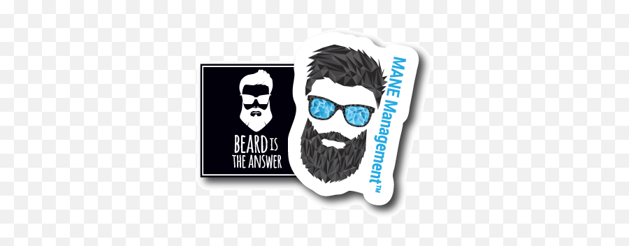 Beard Is The Answer - Illustration Png,Beard Logo