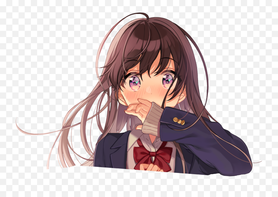 Story Download Posted - Transparent Confused Anime Girl Png,Monika Png