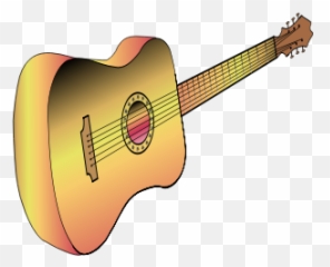 Acoustic Guitar Vector Graphics Free Svg - Guitar Clip Art png