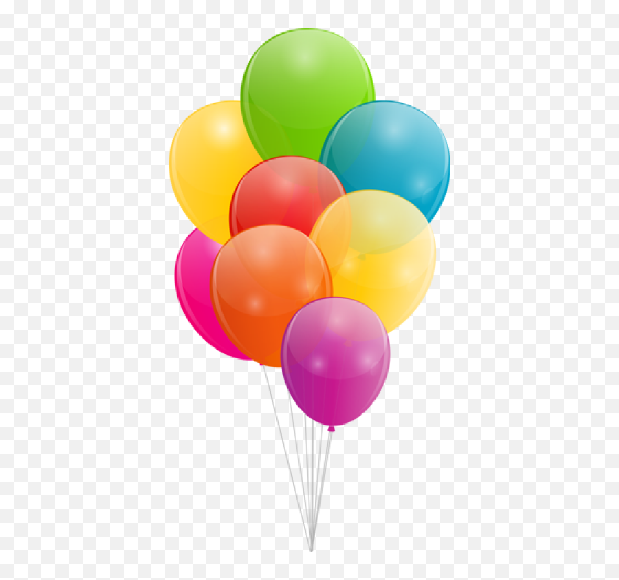 Multicolored Balloon Png Image - Balloons Png,Up Balloons Png