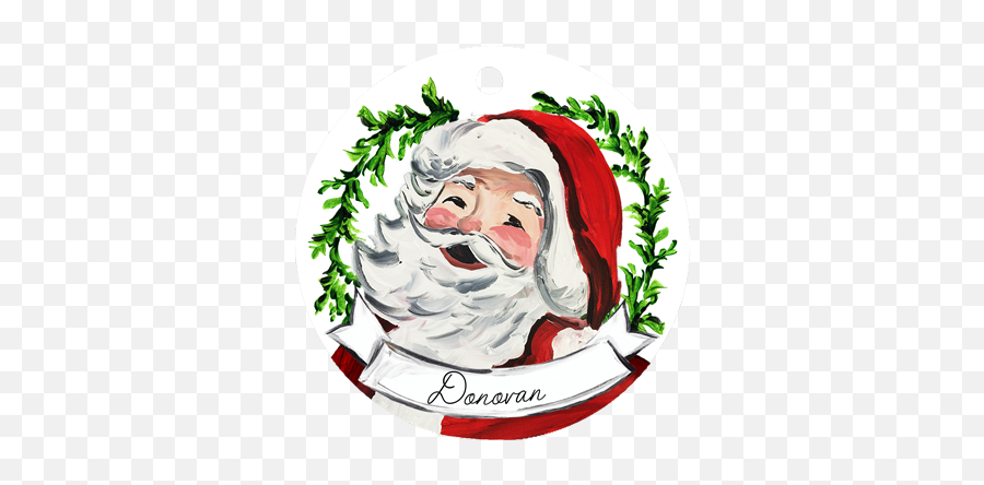 Face Ornament - Illustration Png,Santa Face Png