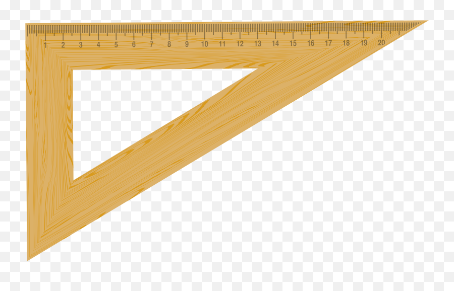 Square Png Clip Art - Ruler Transparent Png Full Size Wood,Ruler Transparent