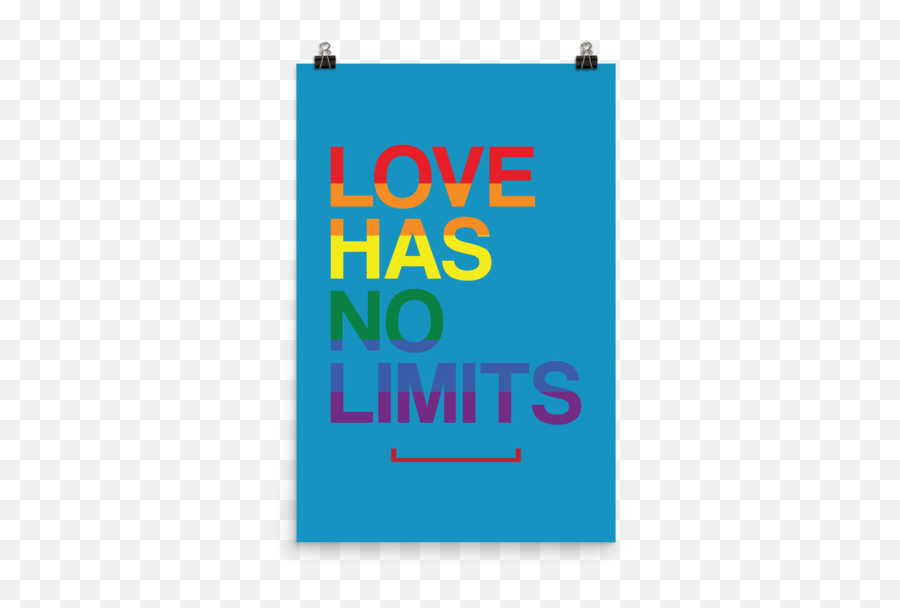 Love Has No Limits Lgbt Gay Pride Poster - Poster Png,Lgbt Png