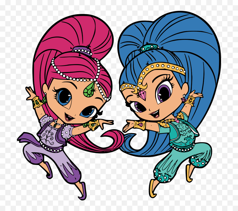 Shimmer And Shine Kartun Clipart - Full Size Clipart Shimmer And Shine Clipart Png,Shimmer And Shine Png