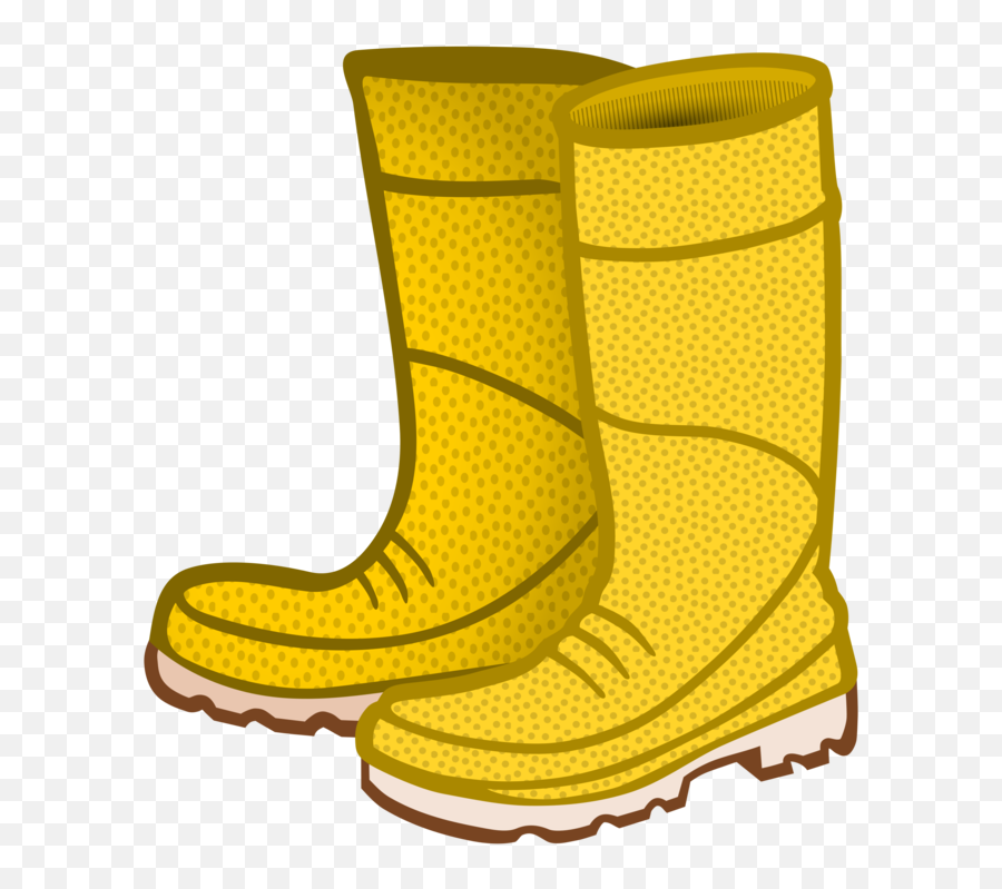 Bootwalking Shoeyellow Png Clipart - Royalty Free Svg Png Rubber Boots Clipart,Cowboy Boot Png