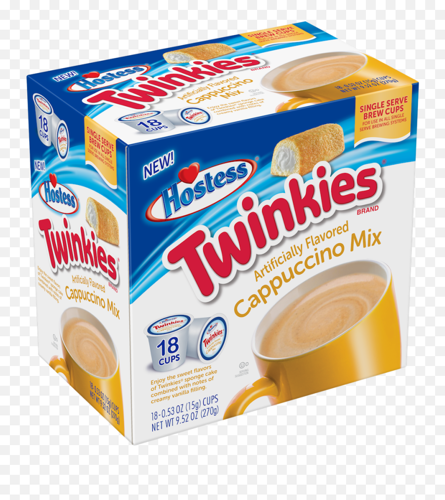 Twinkies Cappuccino Ding Dongs Hot - Cappuccino Coffee K Cups Png,Twinkie Png
