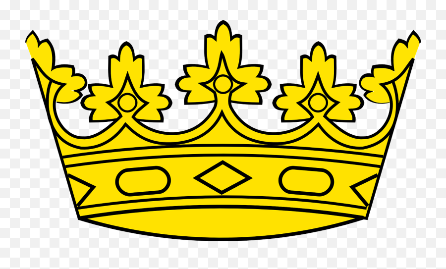 Crowns Golden Yellow - Crown Clip Art Png,Crowns Png