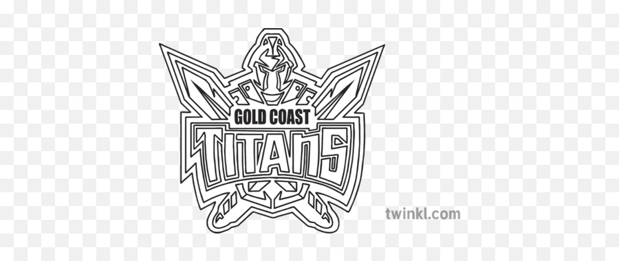 Gold Coast Titans National Rugby League Team Logo Sports - Automotive Decal Png,Titans Logo Transparent