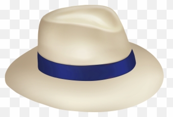 Download Free Png Panama Sun Hat With Blue Ribbon Images - Panama Hat Blue Ribbon,Blue Ribbon Png