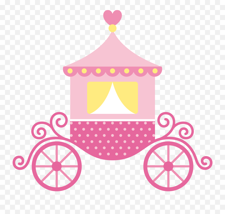 Free Princess Carriage Silhouette - Princess Carriage Clipart Png,Cinderella Carriage Png