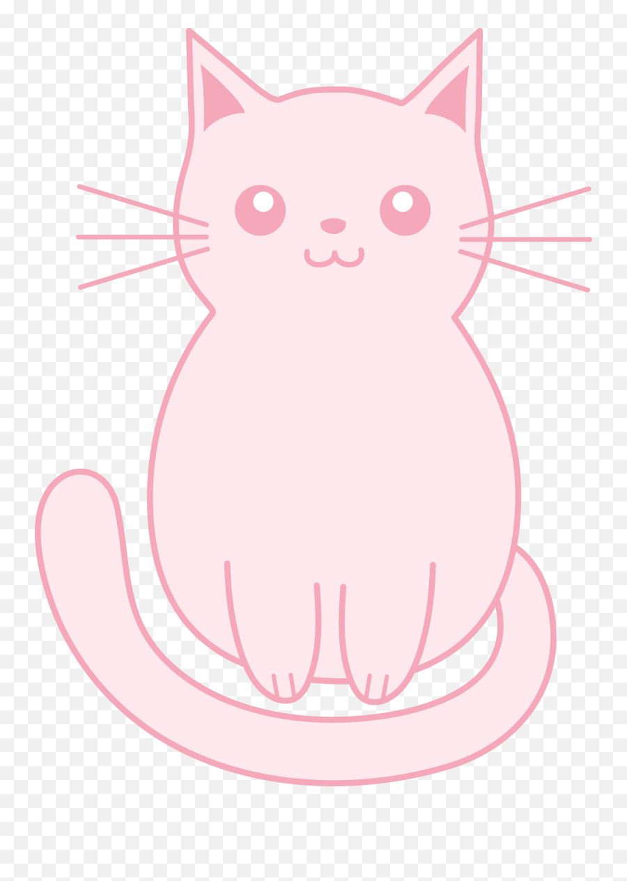 Kitten Free Cat Clipart Clip Art Pictures Graphics - Easy To Draw Cat Png,Cat Clipart Transparent