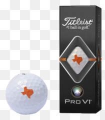 Titleist Texas Logo Pro V1 U2014 The University Of Golf Club Png Ball
