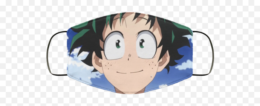 Izuku Deku Midoriya Cloth Face Mask - Deku Face Mask Png,Deku Png