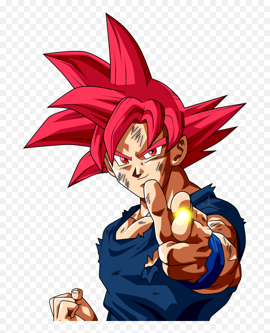 Goku Dios Png Image - Goku Ssj Dios Hd,Dios Png