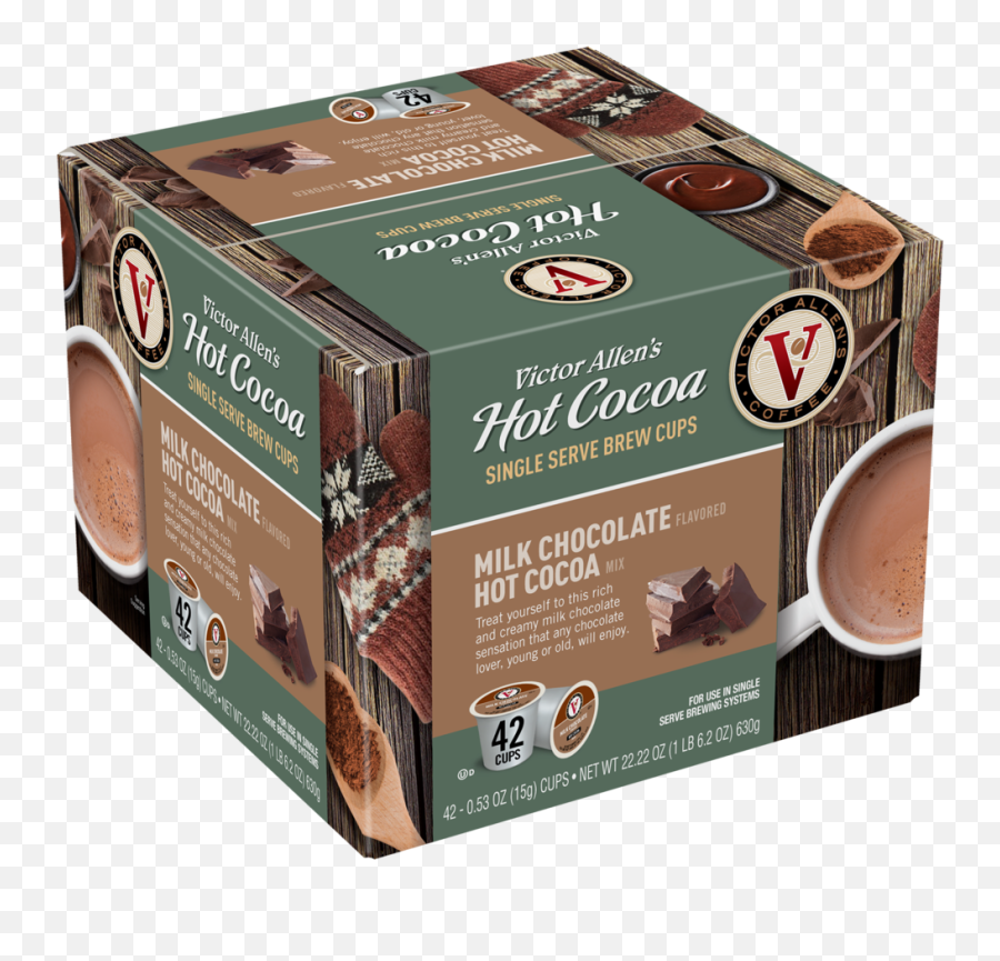 Victor Allenu0027s Coffee Milk Chocolate Hot Cocoa Single Serve Pods For Keurig K - Cup Brewers Hot Chocolate Png,Hot Chocolate Transparent