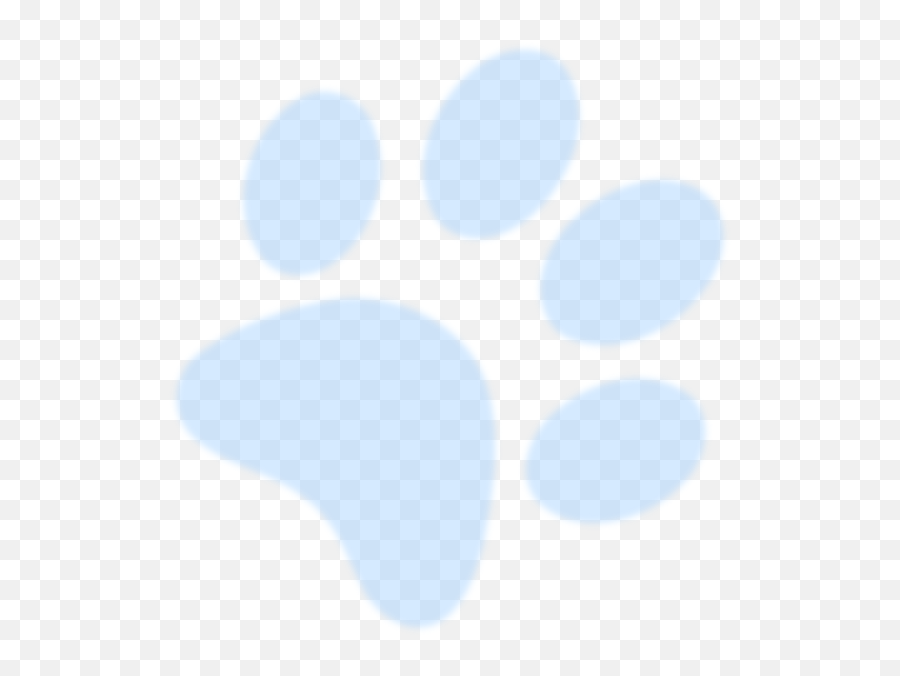 Blue Paw Print Clip Art - Vector Clip Art Dot Png,Blue Paw Print Logos