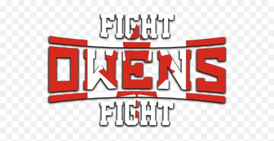 Download Hd Fight Owens Canadian Flag Style Logo - Big Fight Owens Fight Png,Canadian Flag Transparent