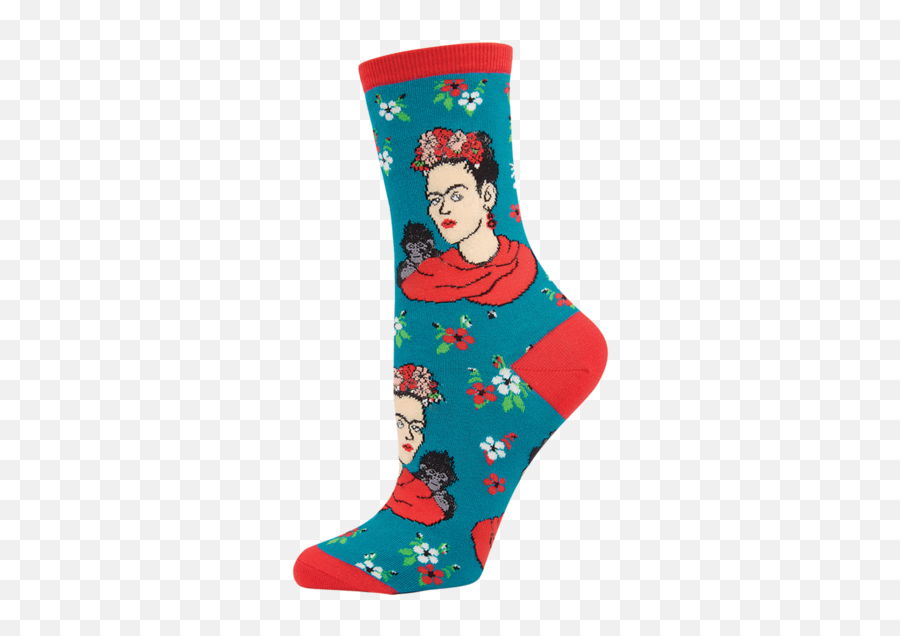 Frida Kahlo Portrait Socks - For Teen Png,Frida Kahlo Icon
