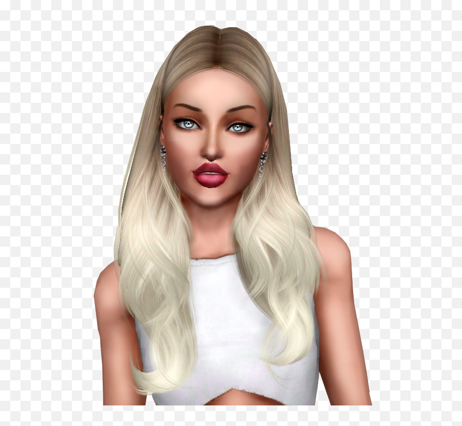 Sims Blond Color Hair Human - Bonecas Do The Sims 4 Png,Miss Icon