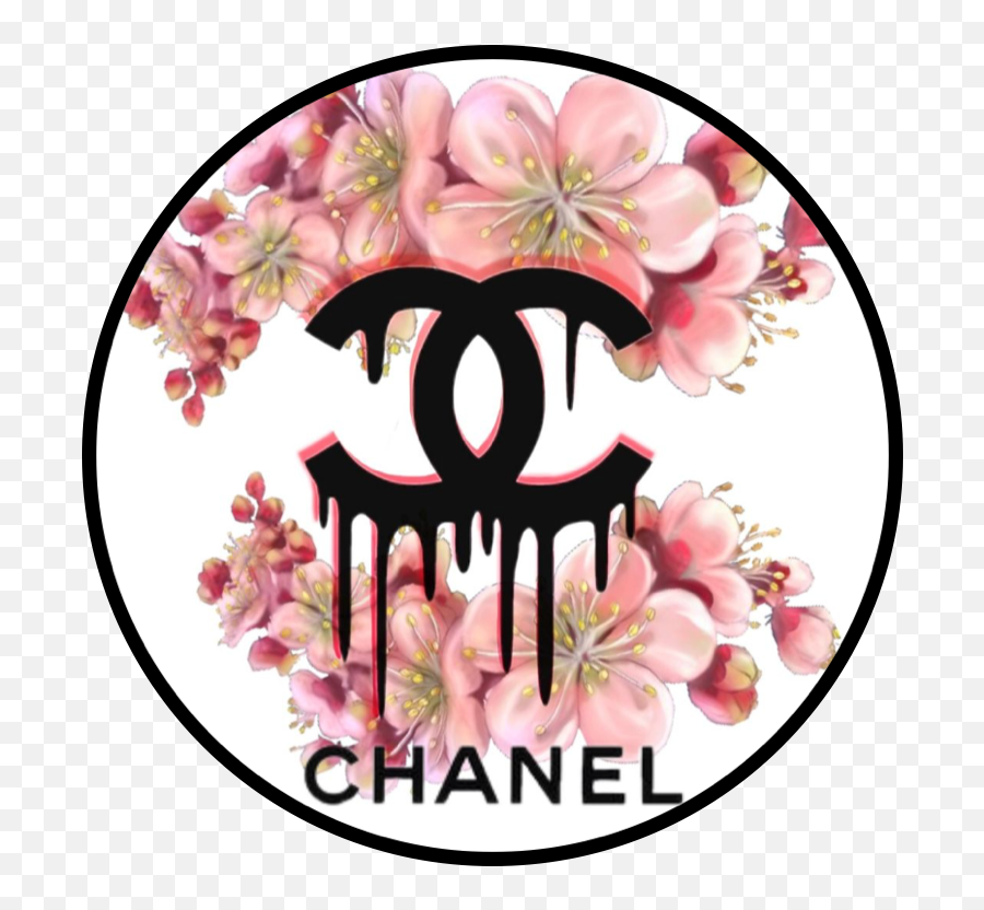 Chanel Logofreetoedit - Sticker By Nessa Coronado Chanel Logo With Flowers Png,Chanel Logo Images