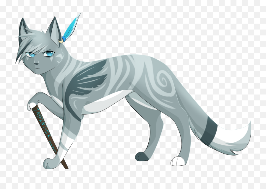 Anime Cats Drawing - Jayfeather Anime Warrior Cats Png,Anime Cat Png