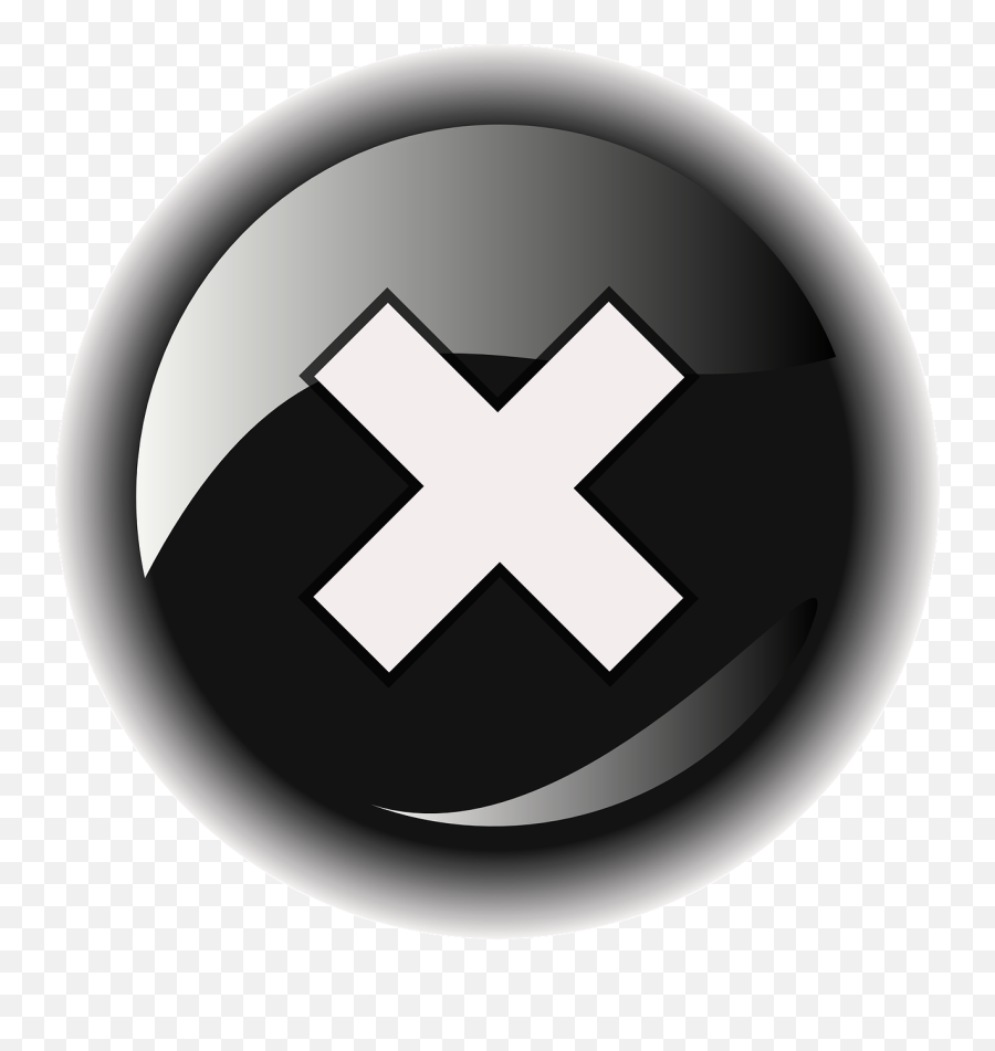 Cancel Stop Abort No Public Domain - Clip Art Png,Incorrect Icon