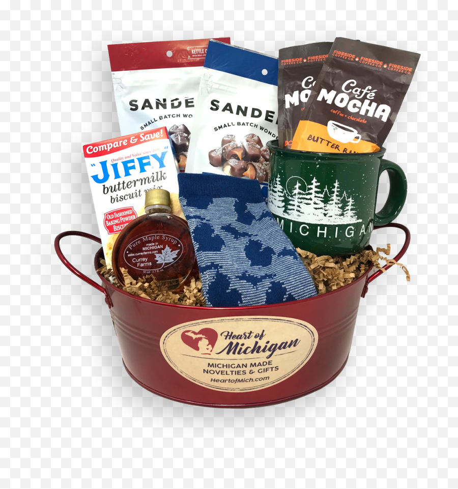 Buy Michigan Made Products Gift Baskets Faygo Candles - Mug Png,Gift Basket Icon